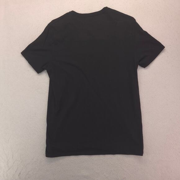 Guess Casual Graphic Short Sleeve Crew Neck T Shirt Mens Size Large L Black - Picture 9 of 9